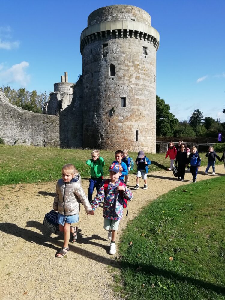 Visite du château de la Hunaudaye