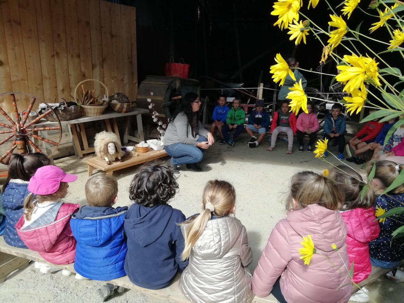 Visite de la ferme d’Antan à Plédéliac